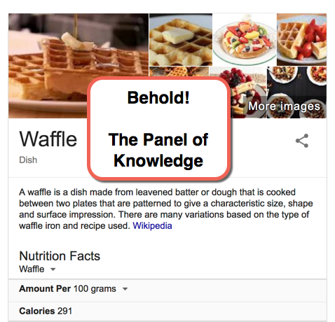 major google algorithm updates featured snippet knowledge panel image