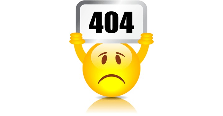 Six Bad Web Design Mistakes to Avoid 404 Error Image