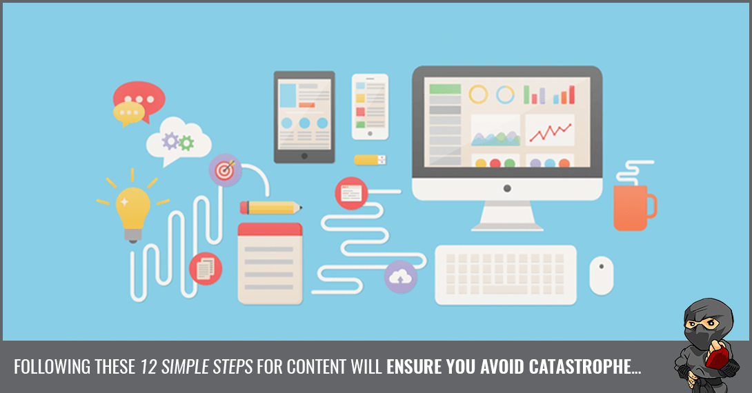 12 Simple Steps To Avoid Content Creation Catastrophes [Infographic]