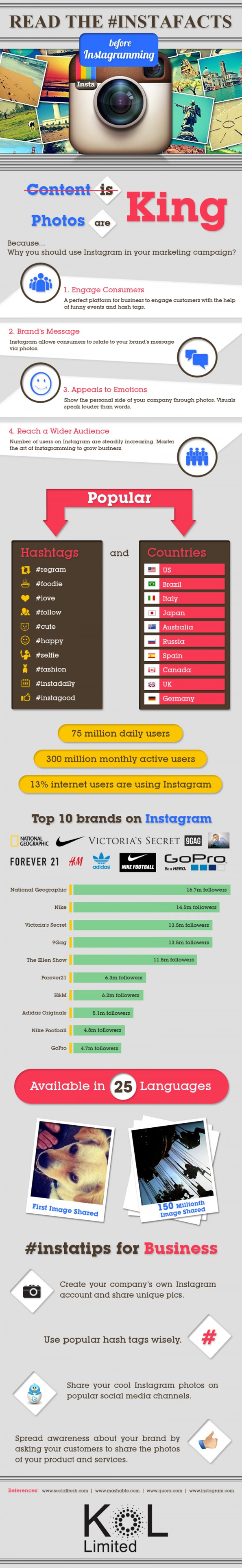 Why Instagram is Good for Business Infographic image