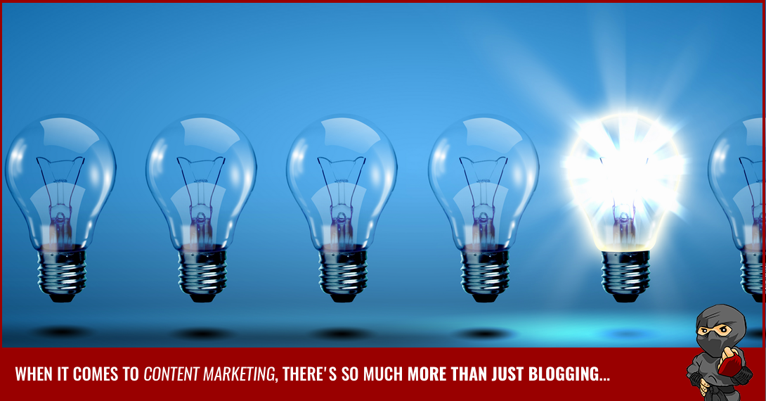 12 Great Content Marketing Ideas That Aren't Blog Posts [Infographic]