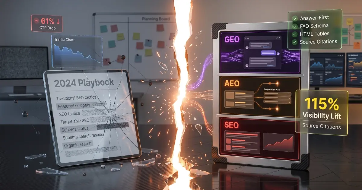 SEO Isn't Dead. Your 2024 Playbook Is.